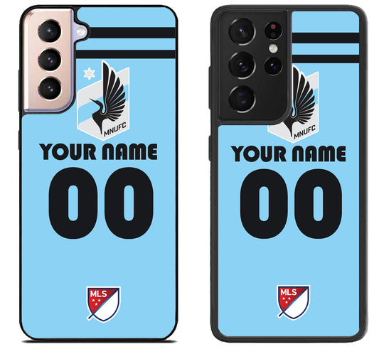 Custom Personalized Minnesota United FC MLS Samsung Galaxy S21 | S21 FE | S21+ | S21 Ultra Case