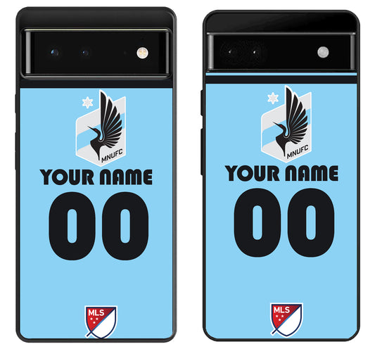 Custom Personalized Minnesota United FC MLS Google Pixel 6 | 6A | 6 Pro Case
