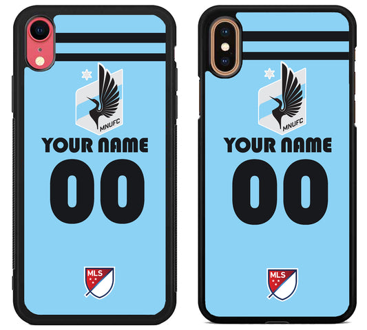 Custom Personalized Minnesota United FC MLS iPhone X | Xs | Xr | Xs Max Case