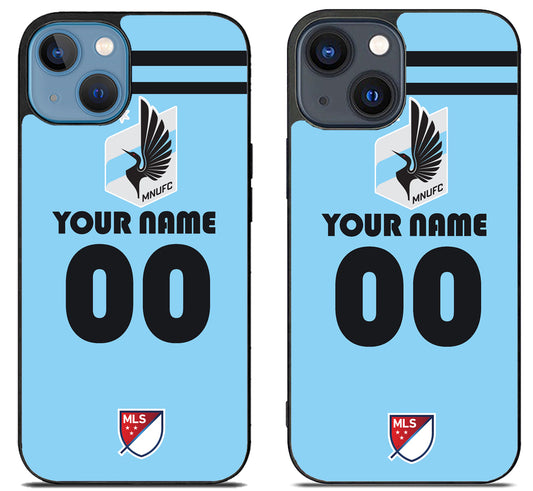 Custom Personalized Minnesota United FC MLS iPhone 15 | iPhone 15 Plus Case