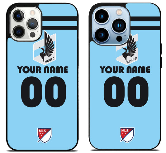 Custom Personalized Minnesota United FC MLS iPhone 15 Pro | iPhone 15 Pro Max Case