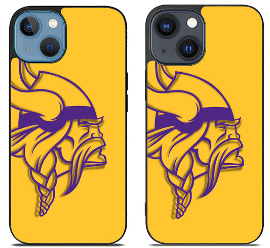 Minnesota Vikings Background iPhone 15 | iPhone 15 Plus Case