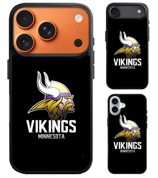 Minnesota Vikings Black iPhone Air | iPhone 17 | 17 Pro | 17 Pro Max Case