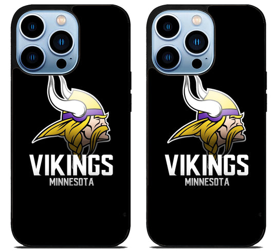 Minnesota Vikings Black iPhone 15 Pro | iPhone 15 Pro Max Case