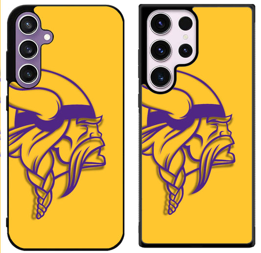 Minnesota Vikings Logo Background Samsung Galaxy S24 | S24+ | S24 Ultra Case