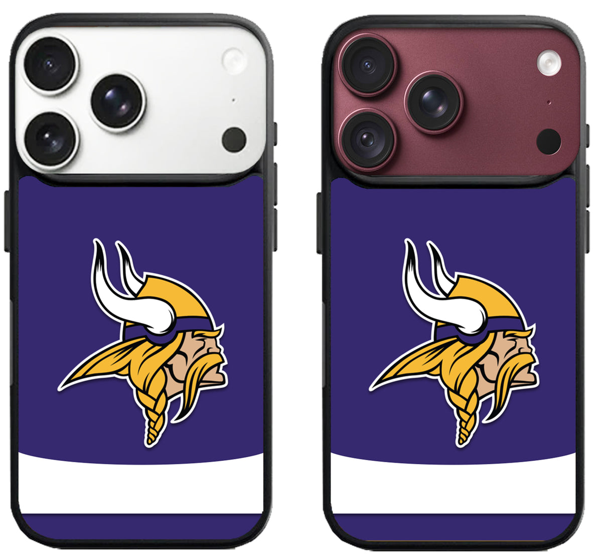 Minnesota Vikings Stripe Color iPhone 18 Pro | 18 Pro Max Case