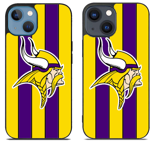 Minnesota Vikings Stripe iPhone 15 | iPhone 15 Plus Case