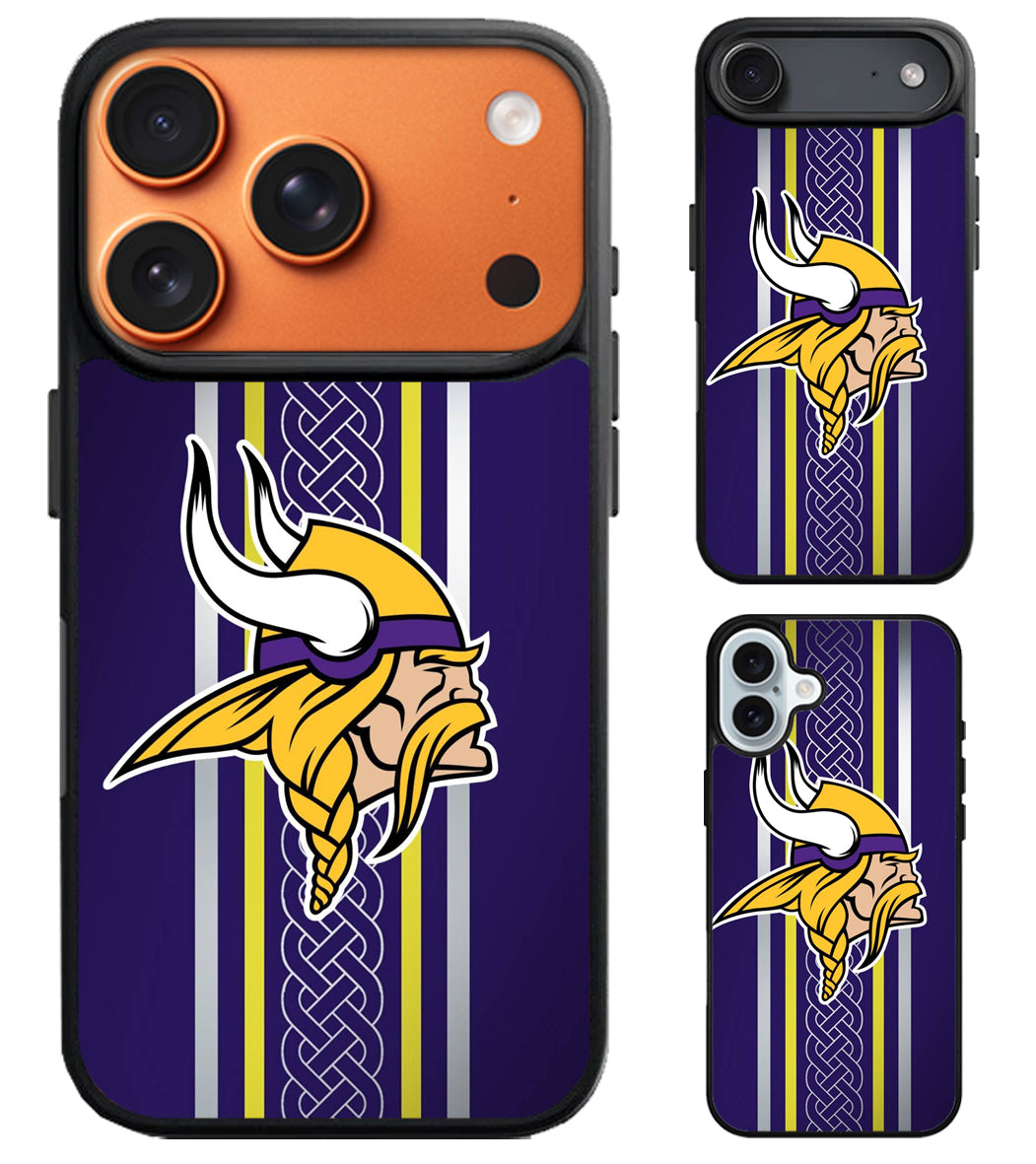 Minnesota Vikings Stylish iPhone Air | iPhone 17 | 17 Pro | 17 Pro Max Case