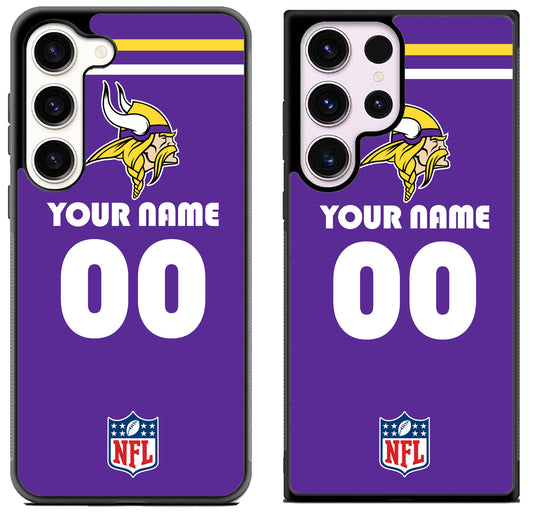 Custom Personalized Minnesota Vikings NFL Samsung Galaxy S23 | S23+ | S23 Ultra Case