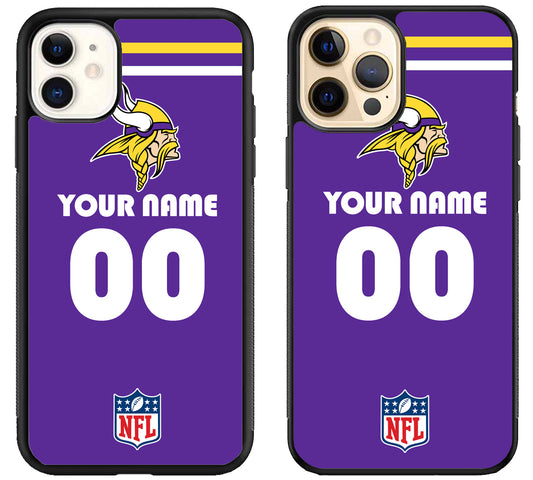Custom Personalized Minnesota Vikings NFL iPhone 12 | 12 Mini | 12 Pro | 12 Pro Max Case