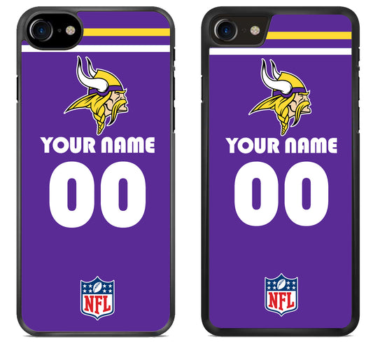 Custom Personalized Minnesota Vikings NFL iPhone SE 2020 | iPhone SE 2022 Case