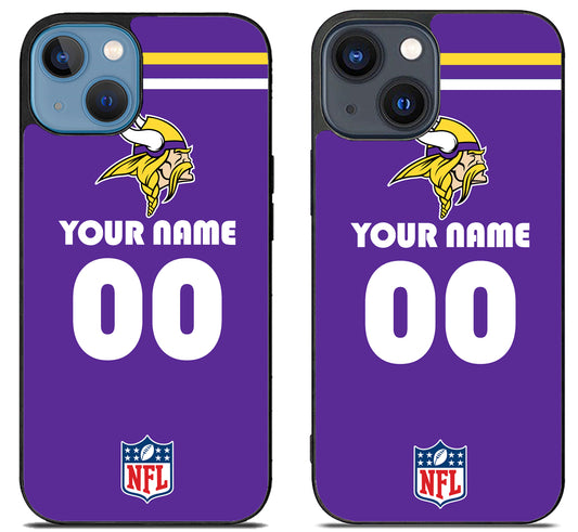 Custom Personalized Minnesota Vikings NFL iPhone 15 | iPhone 15 Plus Case
