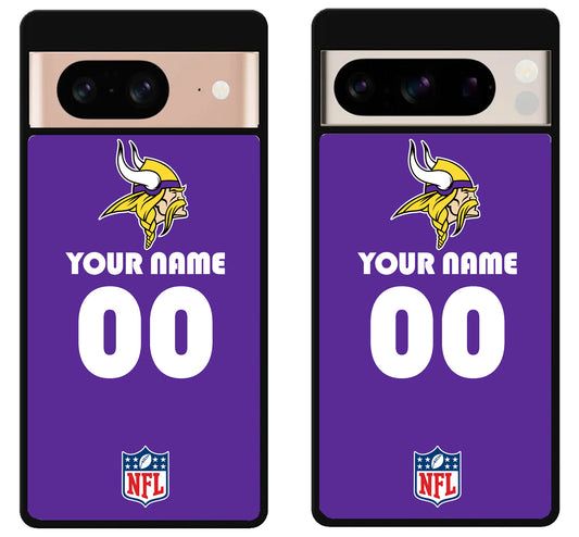 Custom Personalized Minnesota Vikings NFL Google Pixel 8 | 8 Pro Case