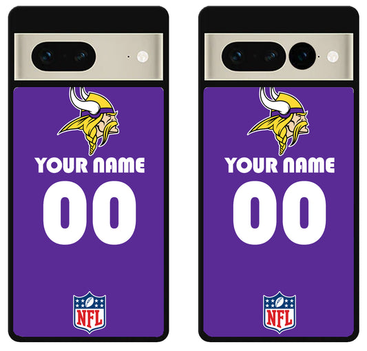 Custom Personalized Minnesota Vikings NFL Google Pixel 7 | 7 Pro Case