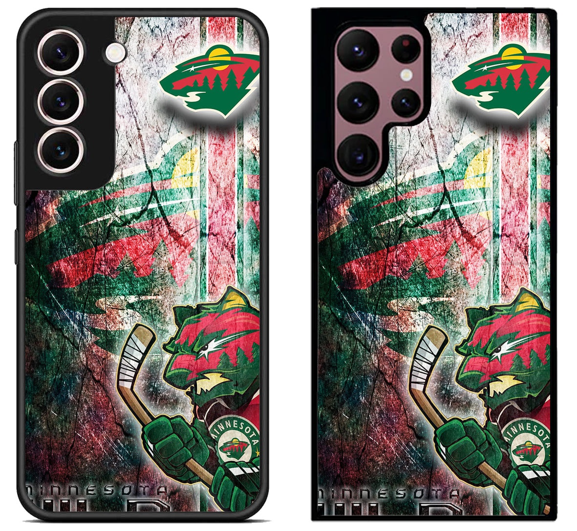Minnesota Wild Background Samsung Galaxy S22 | S22+ | S22 Ultra Case