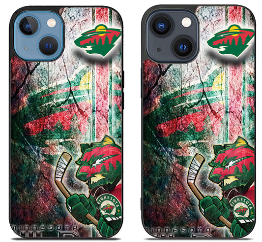 Minnesota Wild Background iPhone 15 | iPhone 15 Plus Case