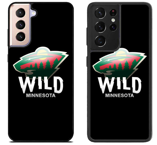 Minnesota Wild Black Samsung Galaxy S21 | S21 FE | S21+ | S21 Ultra Case