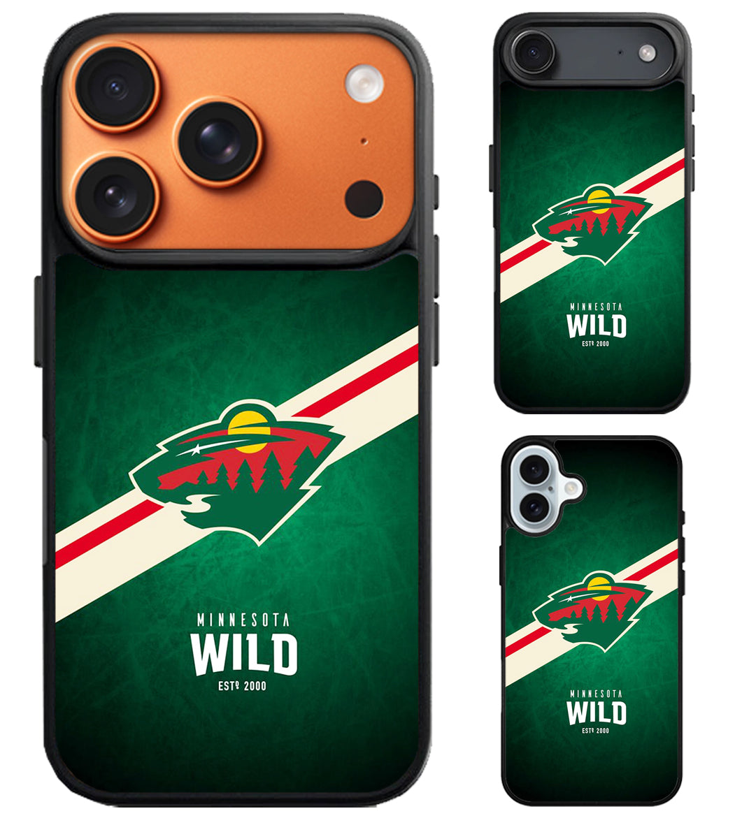Minnesota Wild Logo iPhone Air | iPhone 17 | 17 Pro | 17 Pro Max Case
