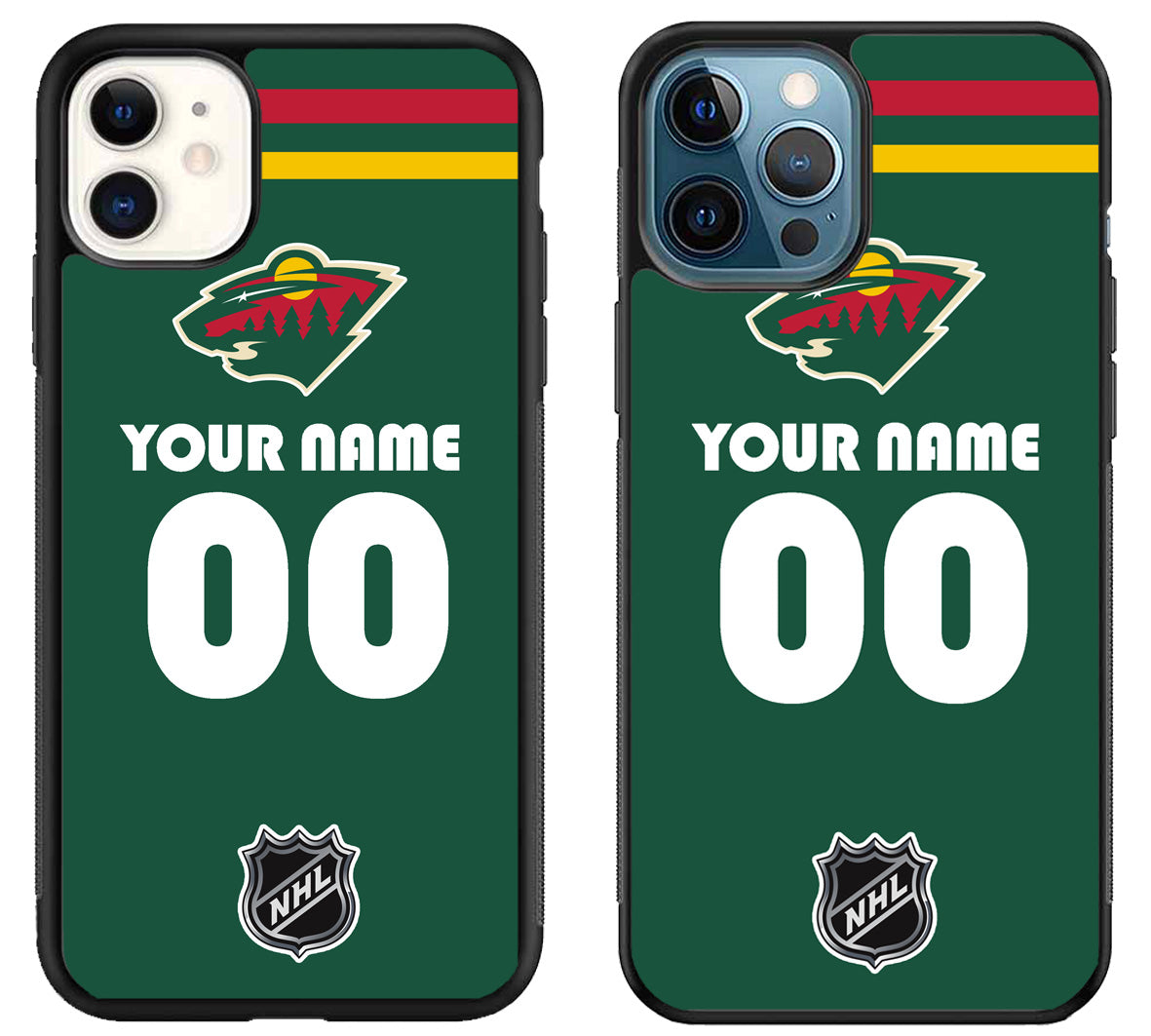 Custom Personalized Minnesota Wild NHL iPhone 11 | 11 Pro | 11 Pro Max Case