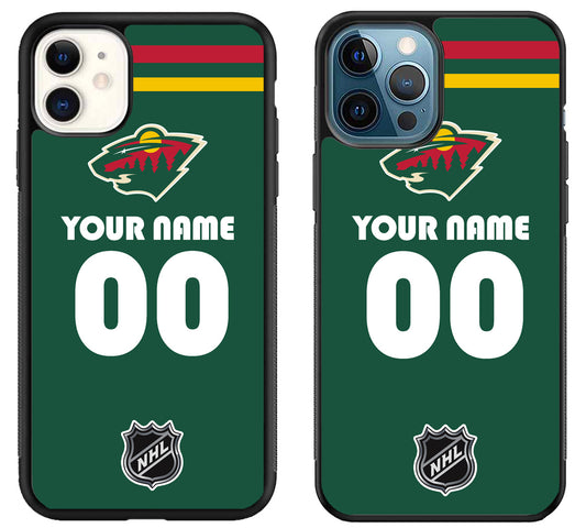 Custom Personalized Minnesota Wild NHL iPhone 11 | 11 Pro | 11 Pro Max Case