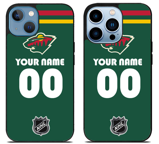 Custom Personalized Minnesota Wild NHL iPhone 13 | 13 Mini | 13 Pro | 13 Pro Max Case