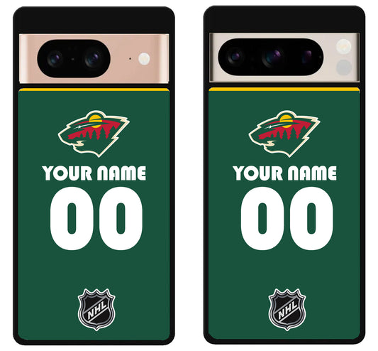 Custom Personalized Minnesota Wild NHL Google Pixel 8 | 8 Pro Case