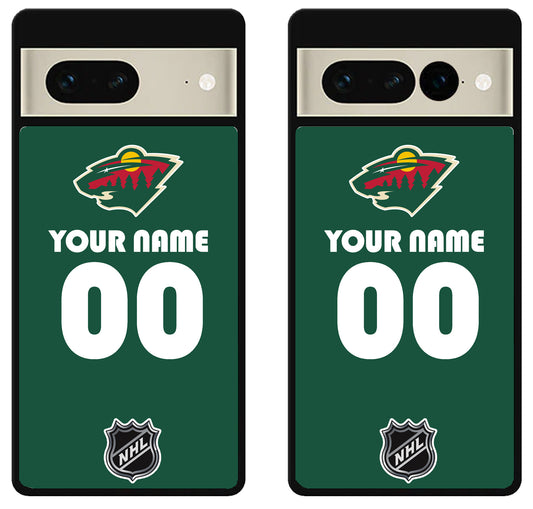 Custom Personalized Minnesota Wild NHL Google Pixel 7 | 7 Pro Case