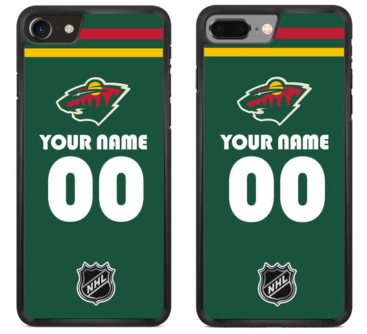 Custom Personalized Minnesota Wild NHL iPhone 8 | 8 Plus Case