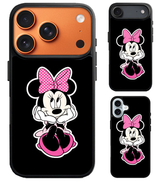 Minnie Mouse Black iPhone Air | iPhone 17 | 17 Pro | 17 Pro Max Case