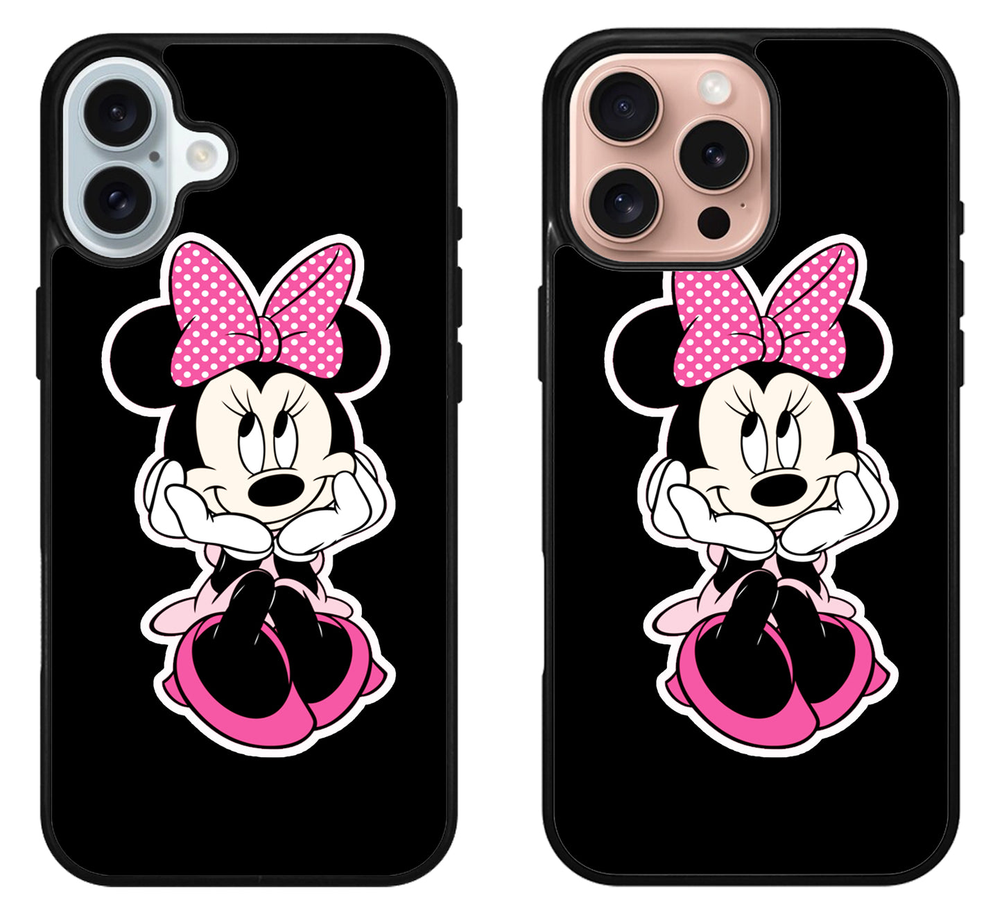 Minnie Mouse Black iPhone 16 | 16 Plus | 16 Pro | 16 Pro Max Case