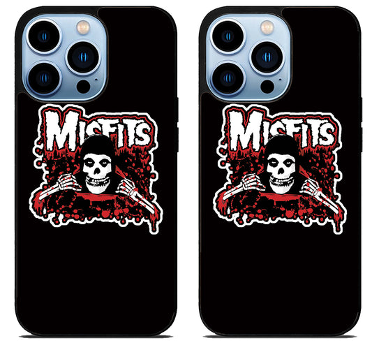 Misfits Black Skull iPhone 15 Pro | iPhone 15 Pro Max Case