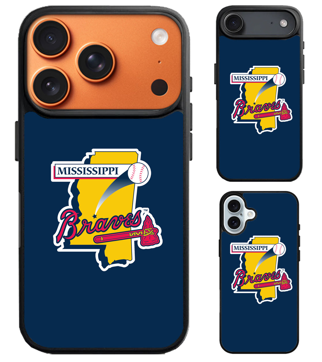Mississippi Braves Logo iPhone Air | iPhone 17 | 17 Pro | 17 Pro Max Case