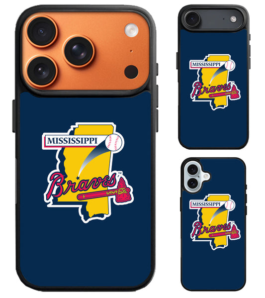 Mississippi Braves Logo iPhone Air | iPhone 17 | 17 Pro | 17 Pro Max Case
