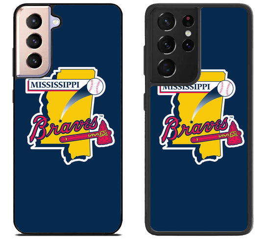 Mississippi Braves Logo Samsung Galaxy S21 | S21 FE | S21+ | S21 Ultra Case