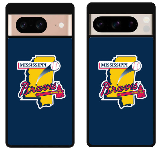 Mississippi Braves Logo Google Pixel 8 | 8 Pro Case