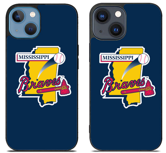 Mississippi Braves Logo iPhone 15 | iPhone 15 Plus Case