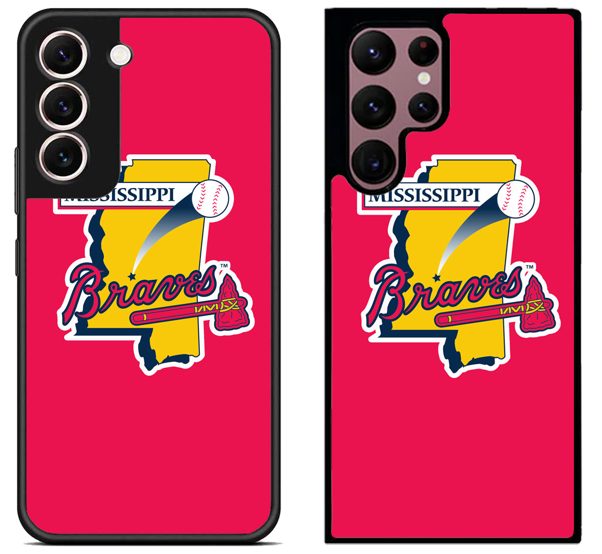 Mississippi Braves Red Samsung Galaxy S22 | S22+ | S22 Ultra Case