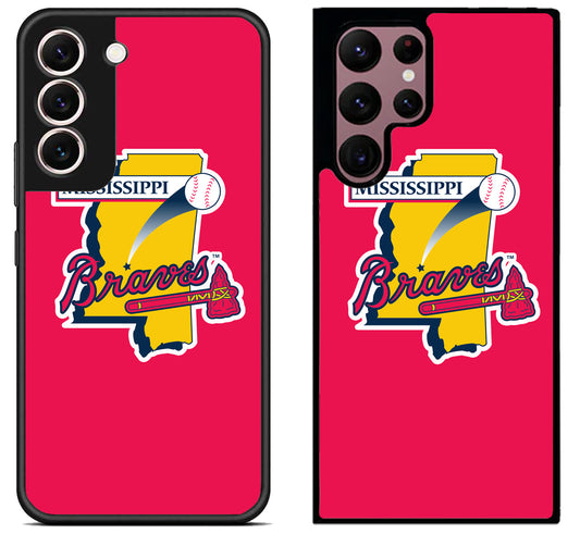 Mississippi Braves Red Samsung Galaxy S22 | S22+ | S22 Ultra Case