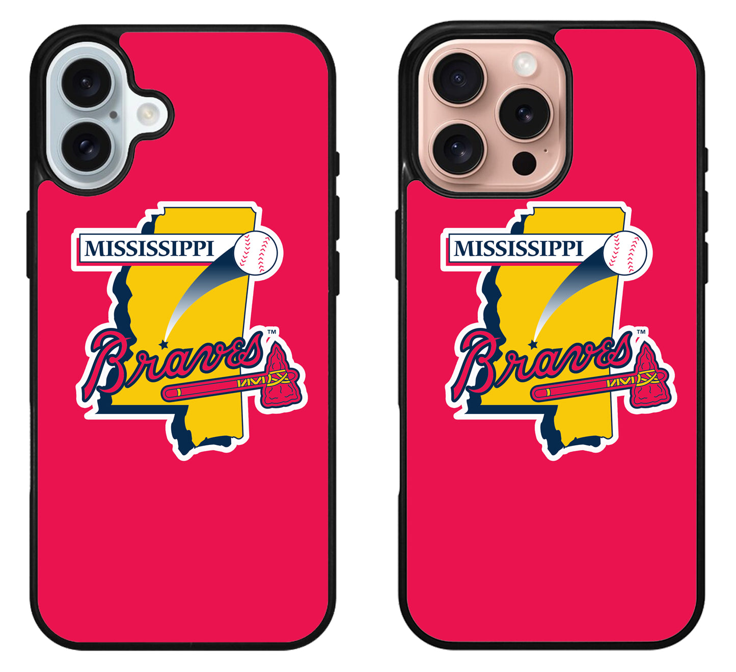 Mississippi Braves Red iPhone 16 | 16 Plus | 16 Pro | 16 Pro Max Case