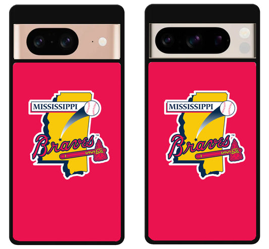 Mississippi Braves Red Google Pixel 8 | 8 Pro Case