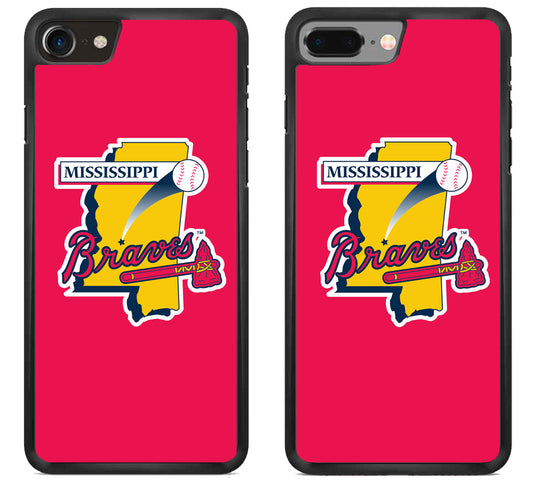 Mississippi Braves Red iPhone 8 | 8 Plus Case