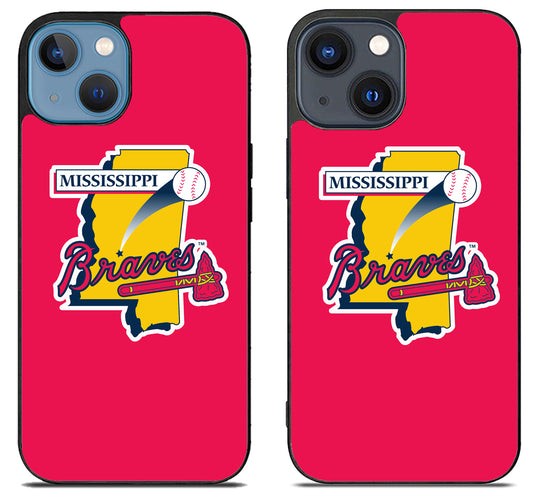 Mississippi Braves Red iPhone 15 | iPhone 15 Plus Case