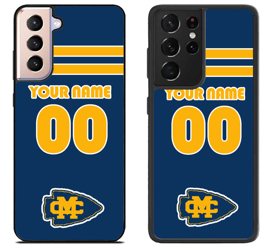 Custom Personalized Mississippi College Choctaws Samsung Galaxy S21 | S21 FE | S21+ | S21 Ultra Case