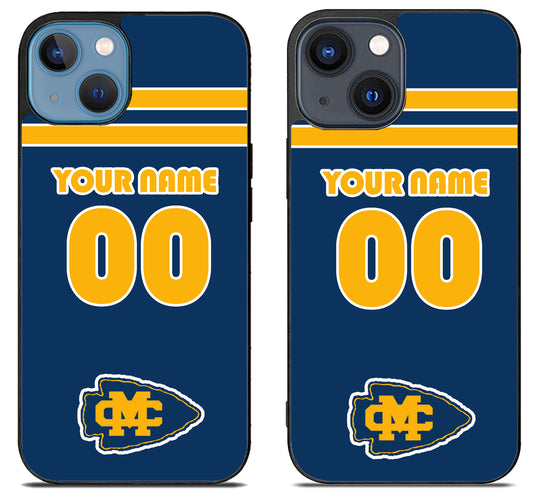 Custom Personalized Mississippi College Choctaws iPhone 15 | iPhone 15 Plus Case