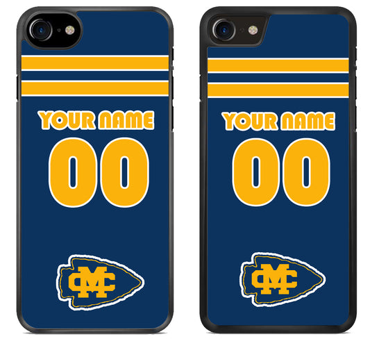 Custom Personalized Mississippi College Choctaws iPhone SE 2020 | iPhone SE 2022 Case