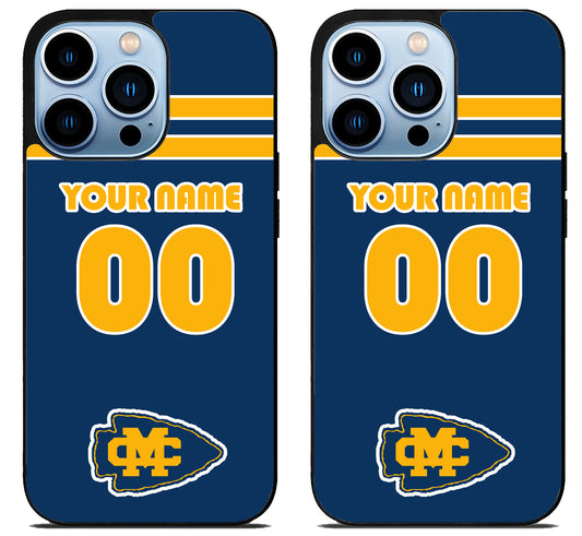 Custom Personalized Mississippi College Choctaws iPhone 15 Pro | iPhone 15 Pro Max Case
