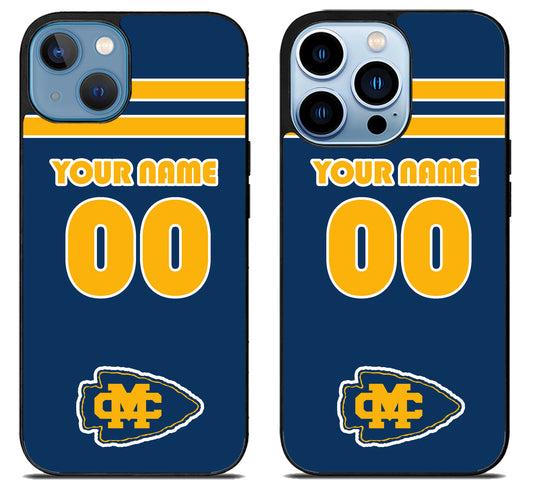Custom Personalized Mississippi College Choctaws iPhone 13 | 13 Mini | 13 Pro | 13 Pro Max Case
