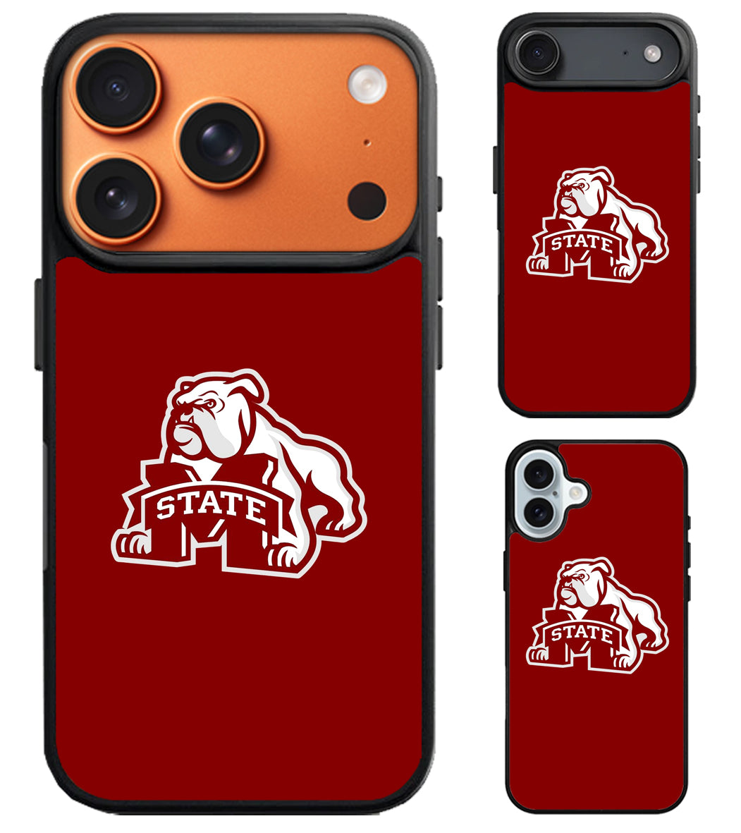 Mississippi State Bulldogs Red iPhone Air | iPhone 17 | 17 Pro | 17 Pro Max Case