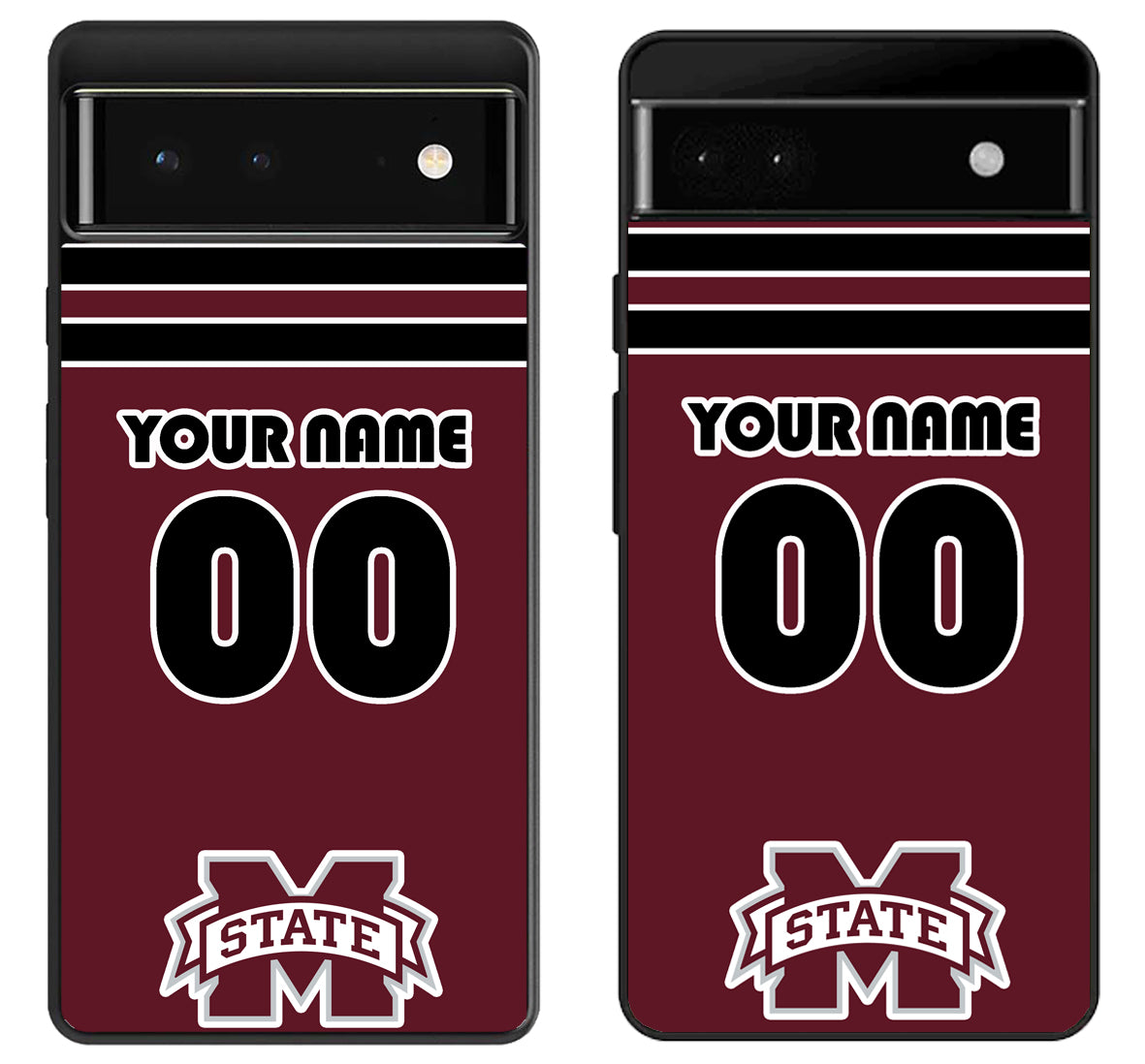 Custom Personalized Mississippi State Bulldogs Google Pixel 6 | 6A | 6 Pro Case