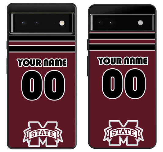 Custom Personalized Mississippi State Bulldogs Google Pixel 6 | 6A | 6 Pro Case